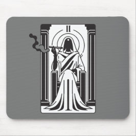 Mousepad Tarot Alta Sacerdotisa Fumo de Maconha Oculto