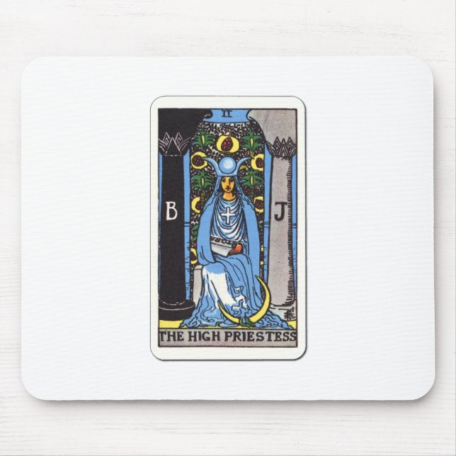 Mousepad Tarot Hohepriesterin The Priestess Alta (Frente)