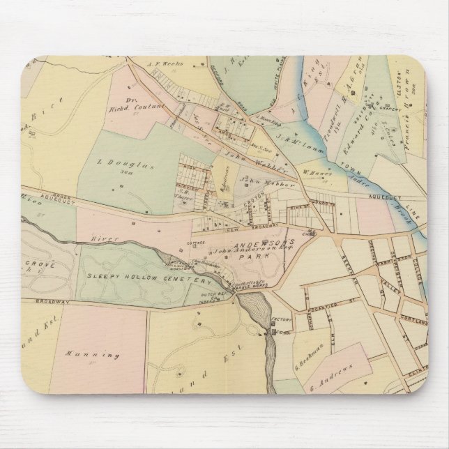 Mousepad Tarrytown, N Tarrytown, Nova York (Frente)