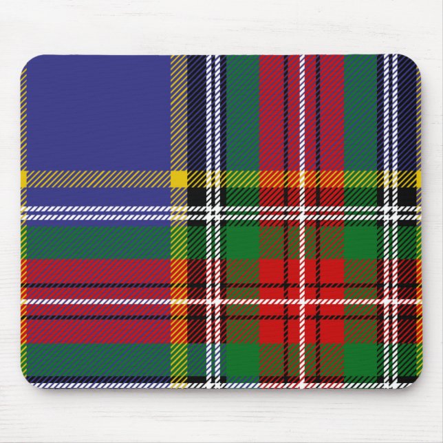 Mousepad Tartan de Macbeth do clã (Frente)