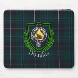 Mousepad Tartan e Brasão do Clã Escocês Douglas