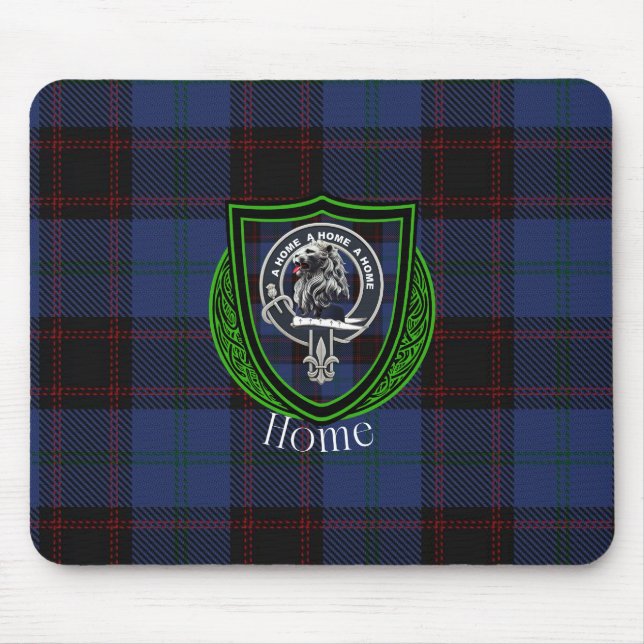 Mousepad Tartan e Brasão do Clã Escocês em Casa (Frente)