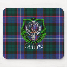 Tartan e Brasão do Clã Escocês Guthrie