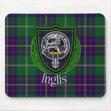 Tartan e Brasão do Clã Escocês Inglis