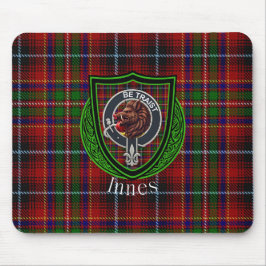 Mousepad Tartan e Brasão do Clã Escocês Innes