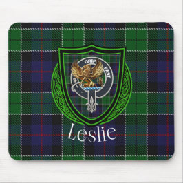 Mousepad Tartan e Brasão do Clã Escocês Leslie