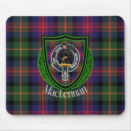 Mousepad Tartan e Brasão do Clã Escocês MacLennan