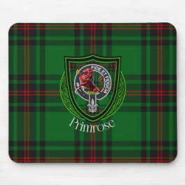 Mousepad Tartan e Brasão do Clã Escocês Primrose