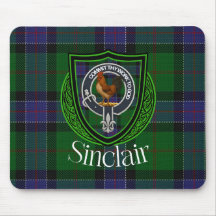 Tartan e Brasão do Clã Escocês Sinclair