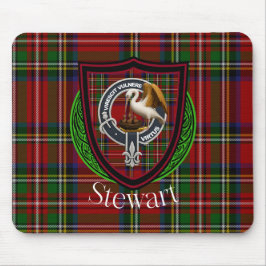 Mousepad Tartan e Brasão do Clã Escocês Stewart