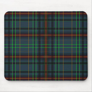 Mousepad Tartan em azul, laranja, verde...
