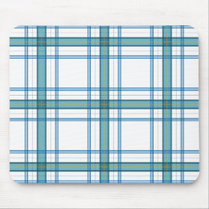 Mousepad Tartan em turquesa