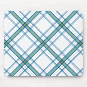Mousepad Tartan em turquesa