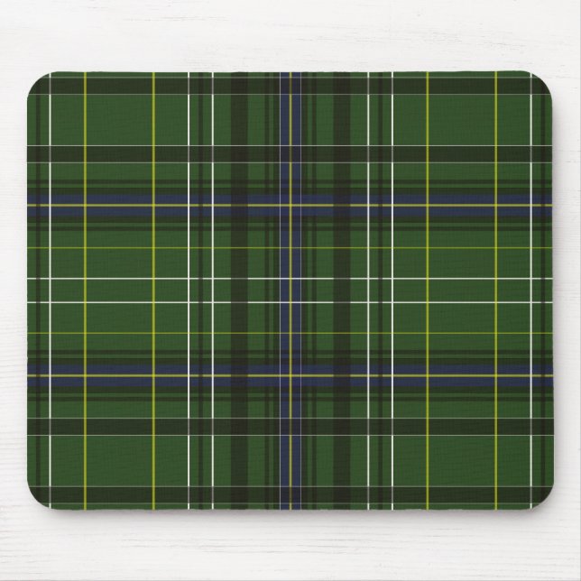Mousepad Tartan em verde (Frente)