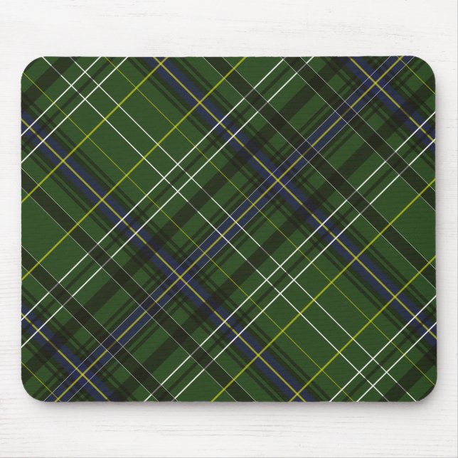 Mousepad Tartan em verde (Frente)