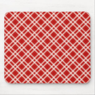 Mousepad Tartan em vermelho