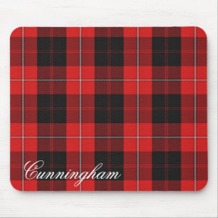 Mousepad Tartan escocês majestoso de Cunningham do clã