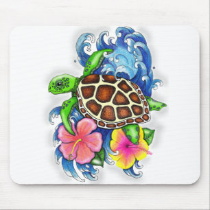 Mousepad Tartaruga de mar tropical