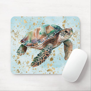 Mousepad Tartaruga do Mar de Sonho Dourada