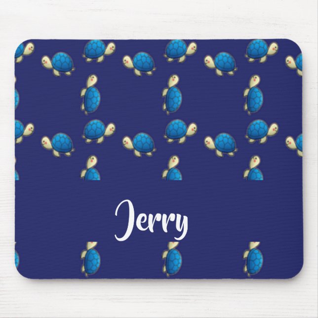 Mousepad tartarugas azuis (Frente)
