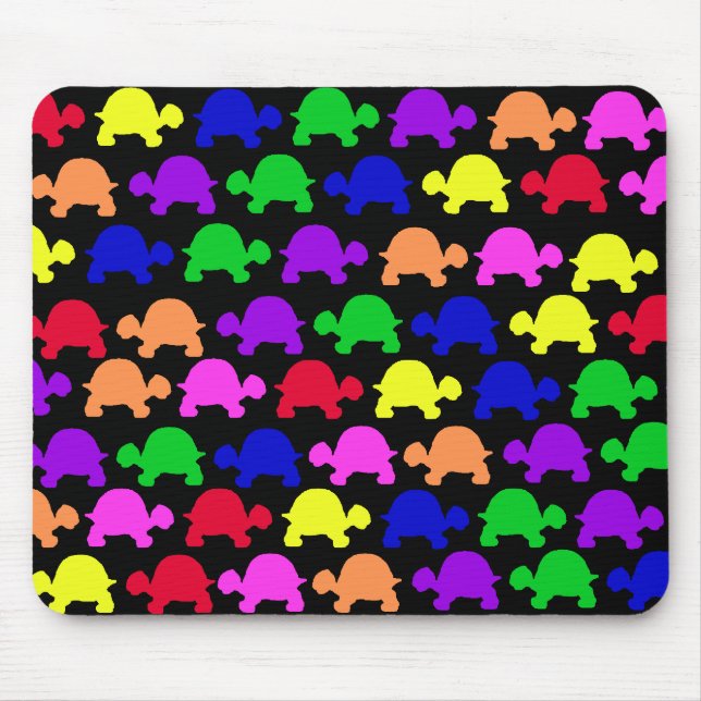 Mousepad Tartarugas coloridas (Frente)
