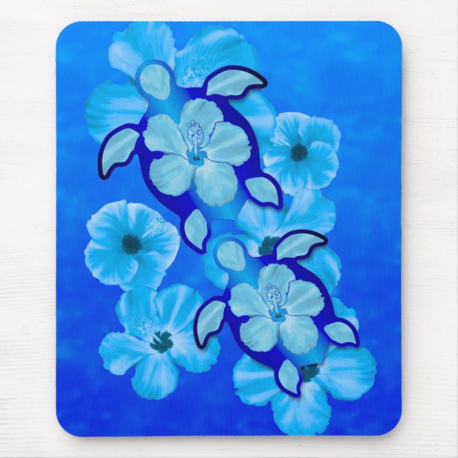 Mousepad Tartarugas do Mar de Honu Havaiano (Frente)