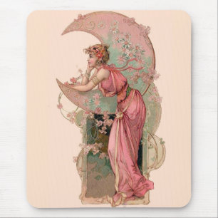 MOUSEPAD TARUGAS/ SENHORA DA LUA,FLORES EM PINCO
