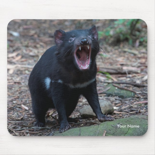 Mousepad Tasmânia Diabo Tasmânia Austrália Fecha Foto (Frente)