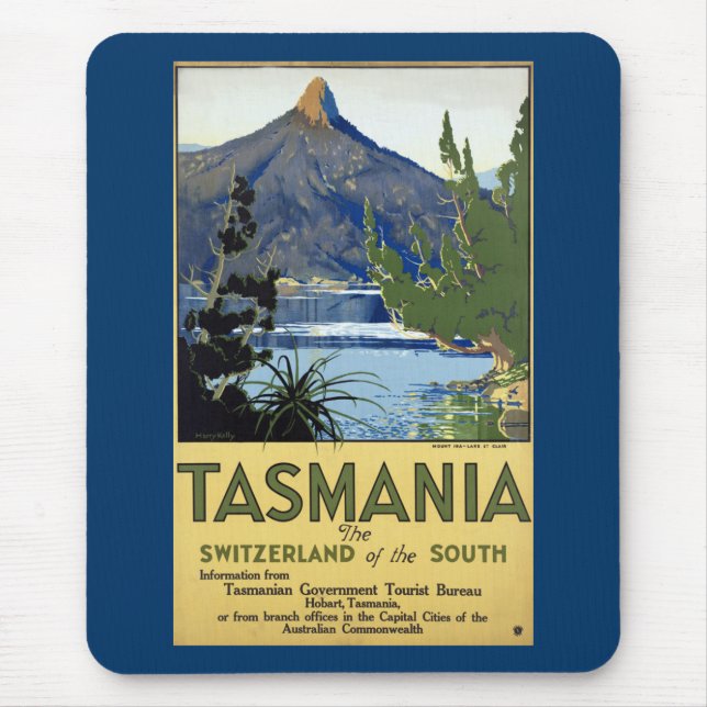 Mousepad Tasmânia ~ Suiça do Sul (Frente)