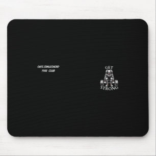 Mousepad Tatuagem de Levantamento de Peso de Palhaço Irrita