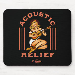 Mousepad Tatuagem de Música Tropical de Guitarra Cura de Al