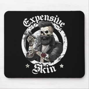 Mousepad Tatuagem local com tinta engraçada na pele