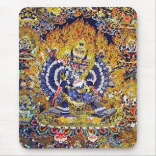 Mousepad Tatuagem oriental legal do deus da morte de