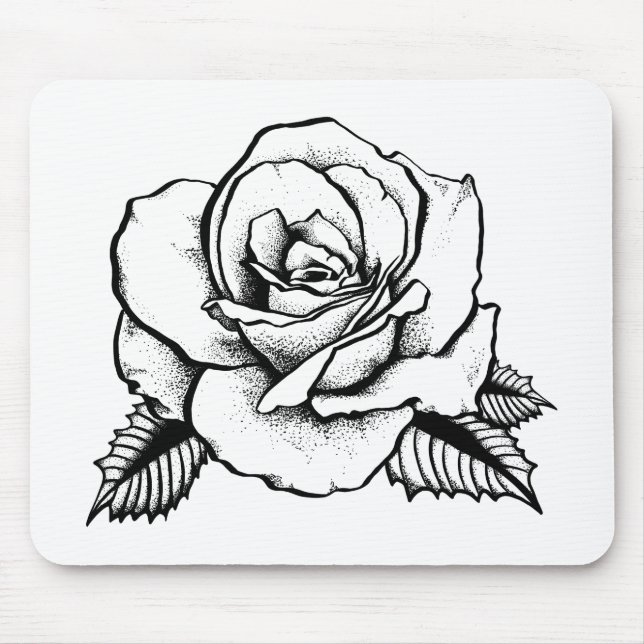 Mousepad tatuagem rosa (Frente)
