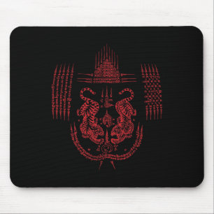 Mousepad Tatuagem Sak Yant Muay Thai Kickboxing Cultura Asi