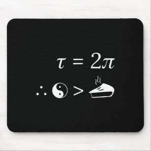 Mousepad Tau É Maior Que Pi - Nerdy Tau Day Math