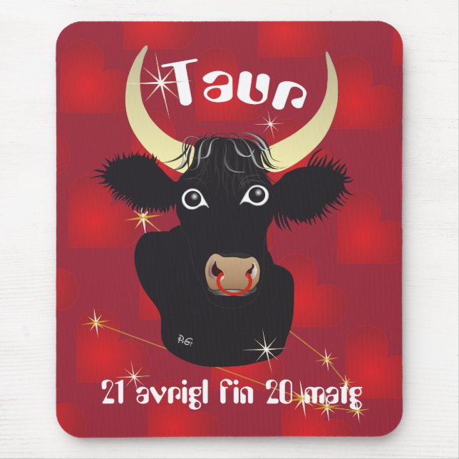 Mousepad Taur 21 avrigl fin 20 matg Tarpunet da mieur (Frente)