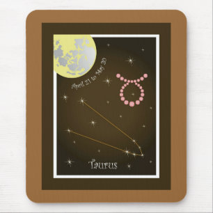 Mousepad Taurus abril 21 to May 20 Mauspad