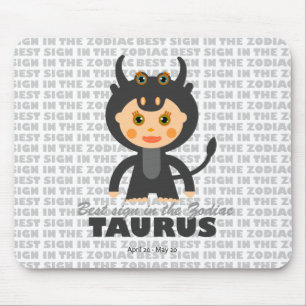 Mousepad Taurus Zodiac para Crianças