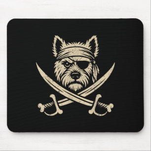 Mousepad Taxa de Vintage West Highland White Terrier Crossb