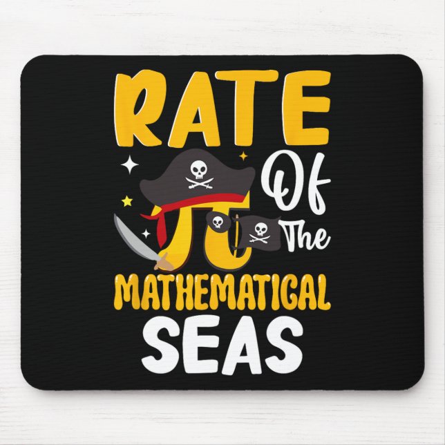Mousepad Taxa Dos Mares Matemáticos - Símbolo Pi Matemática (Frente)
