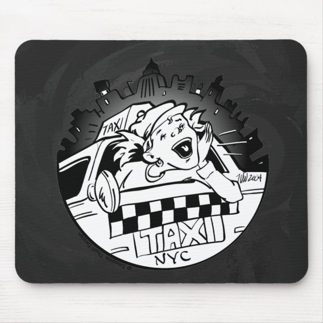Mousepad Táxi Garota (Frente)