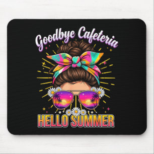 Mousepad Tchau cantina olá senhora do almoço de verão féria