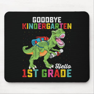 Mousepad Tchau Jardim de Infância Olá 1ª Série Escola T Rex