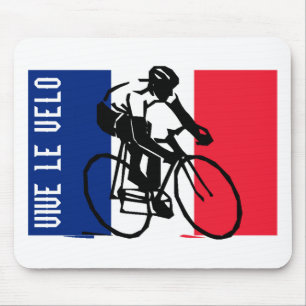 Mousepad tdf vive le velo design personalizado