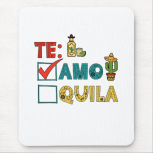 Mousepad Te Amo Tequila Cinco De Mayo Funny
