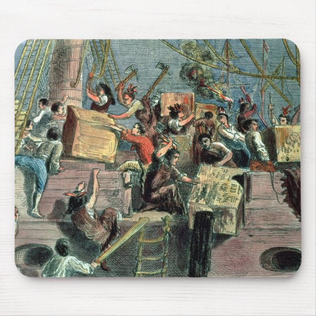 Mousepad Tea party de Boston, o 16 de dezembro de 1773 (Frente)