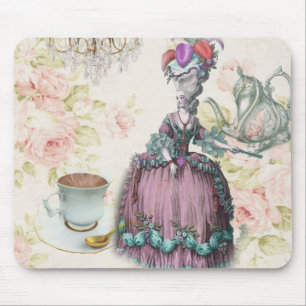 Mousepad Tea party floral francês Marie Antoinette de Pari