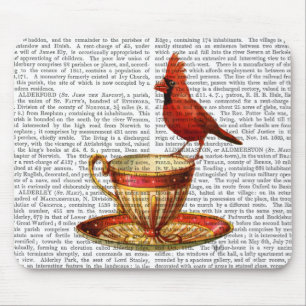 Mousepad Teacup E Cardeal Vermelho