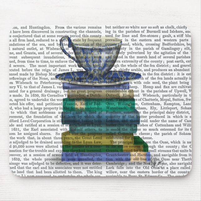 Mousepad Teacup e Livros (Frente)
